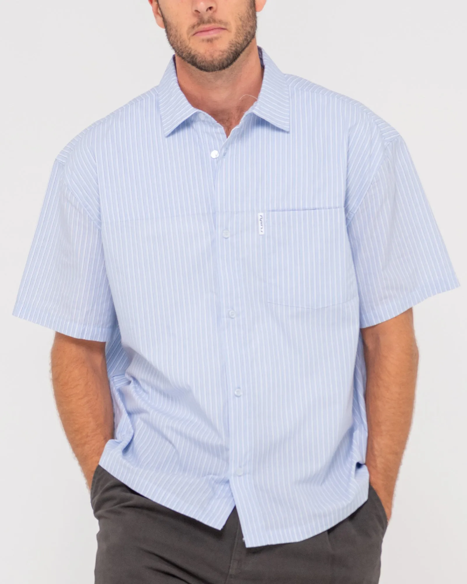 Boxed In Boxy Fit Striped Shirt