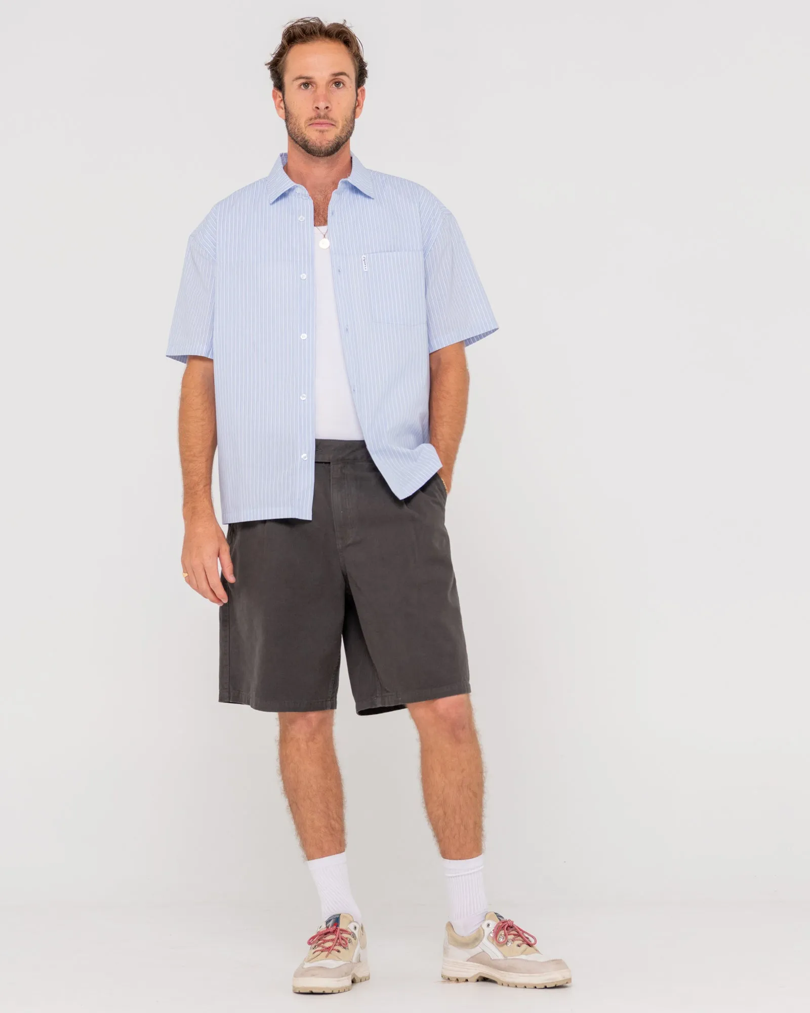 Boxed In Boxy Fit Striped Shirt