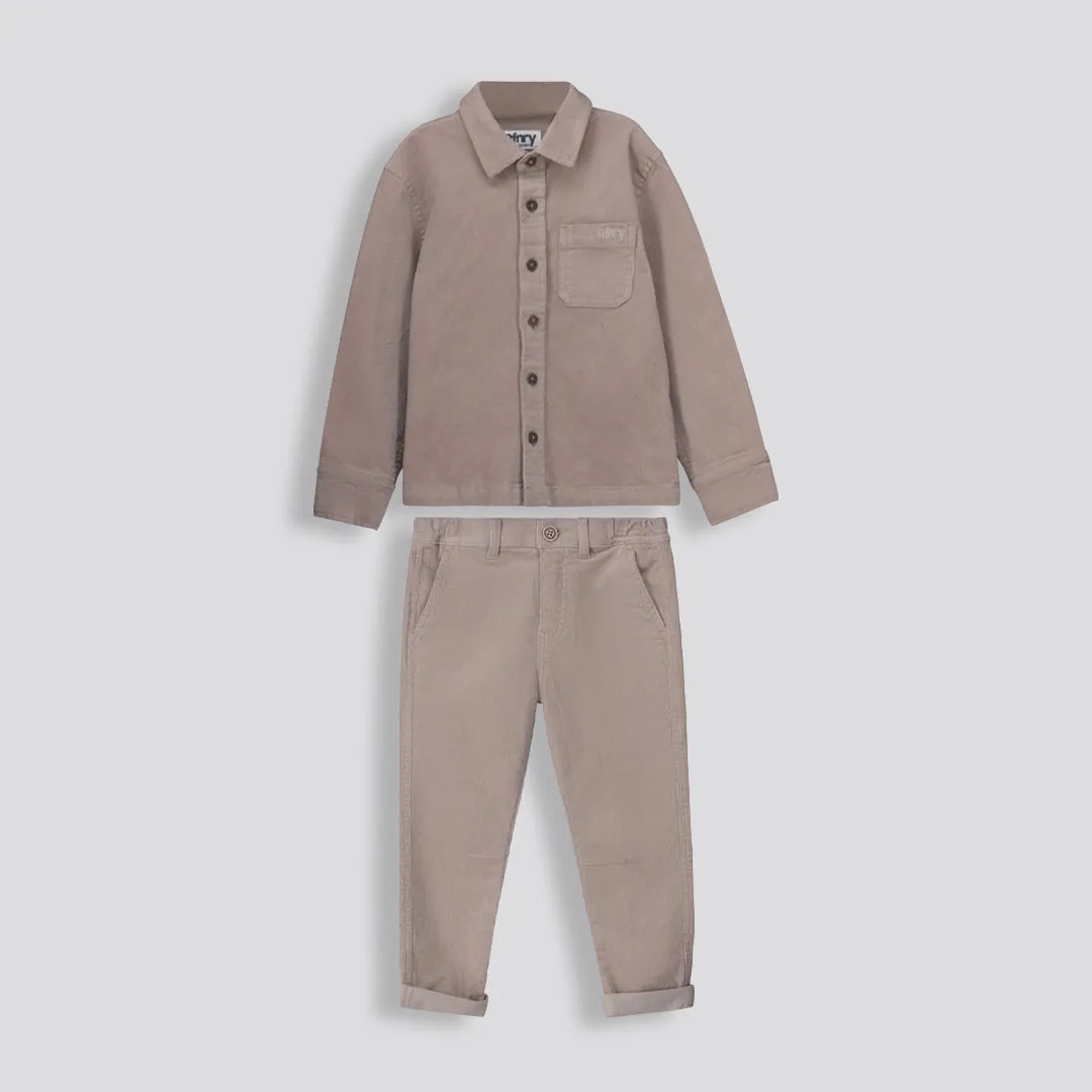 Boys Corduroy Pants _ 159291 _ Taupe