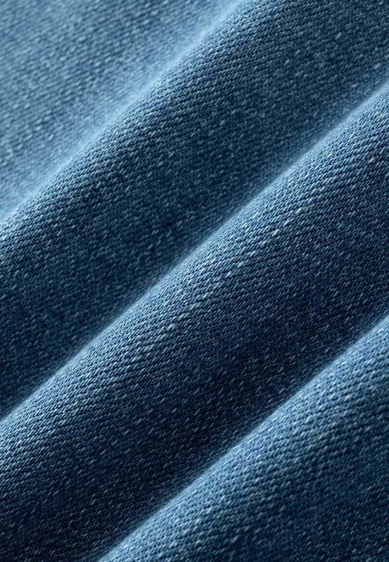 Braided-detail Sideseam Tsumami Zaiku Jeans