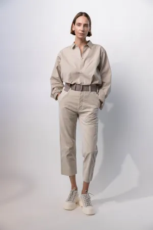 Brit Cap Cropped Shirt
