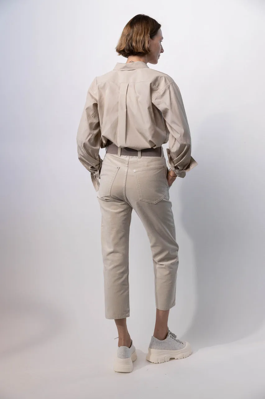 Brit Cap Cropped Shirt