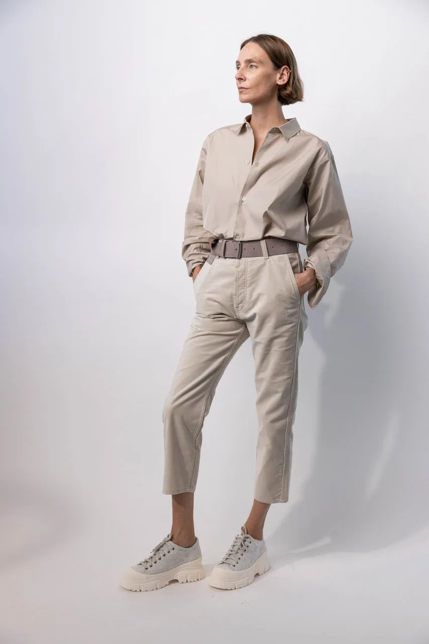 Brit Cap Cropped Shirt