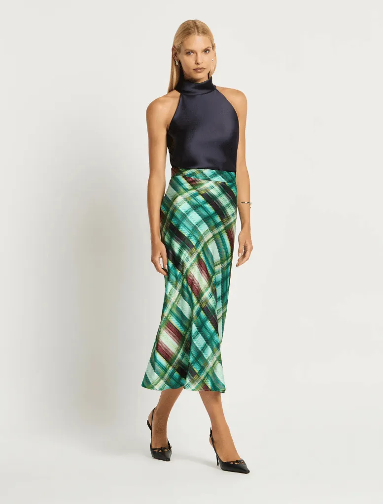 Carrie Skirt - Emerald Plum