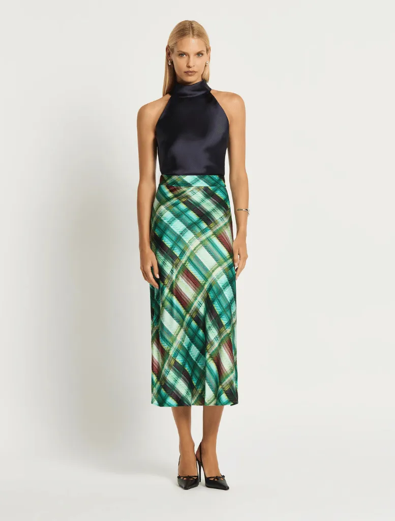 Carrie Skirt - Emerald Plum