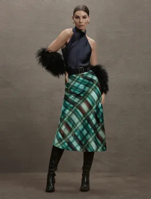 Carrie Skirt - Emerald Plum