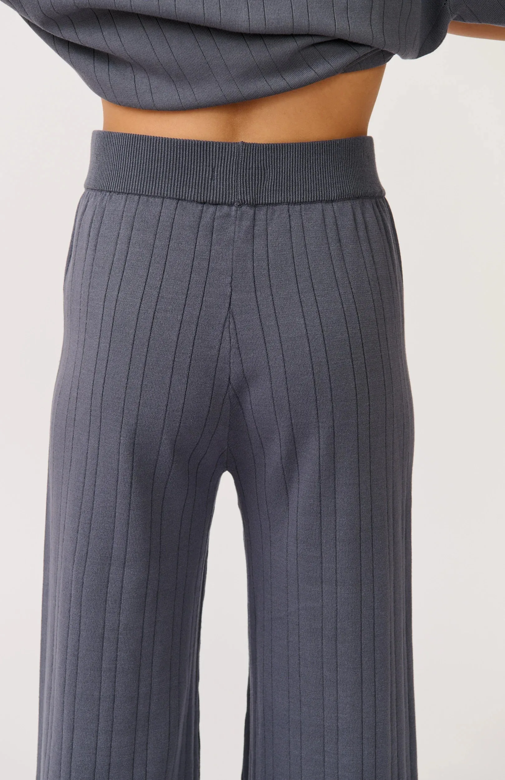 cartel & willow Molly Knit Pant - Slate