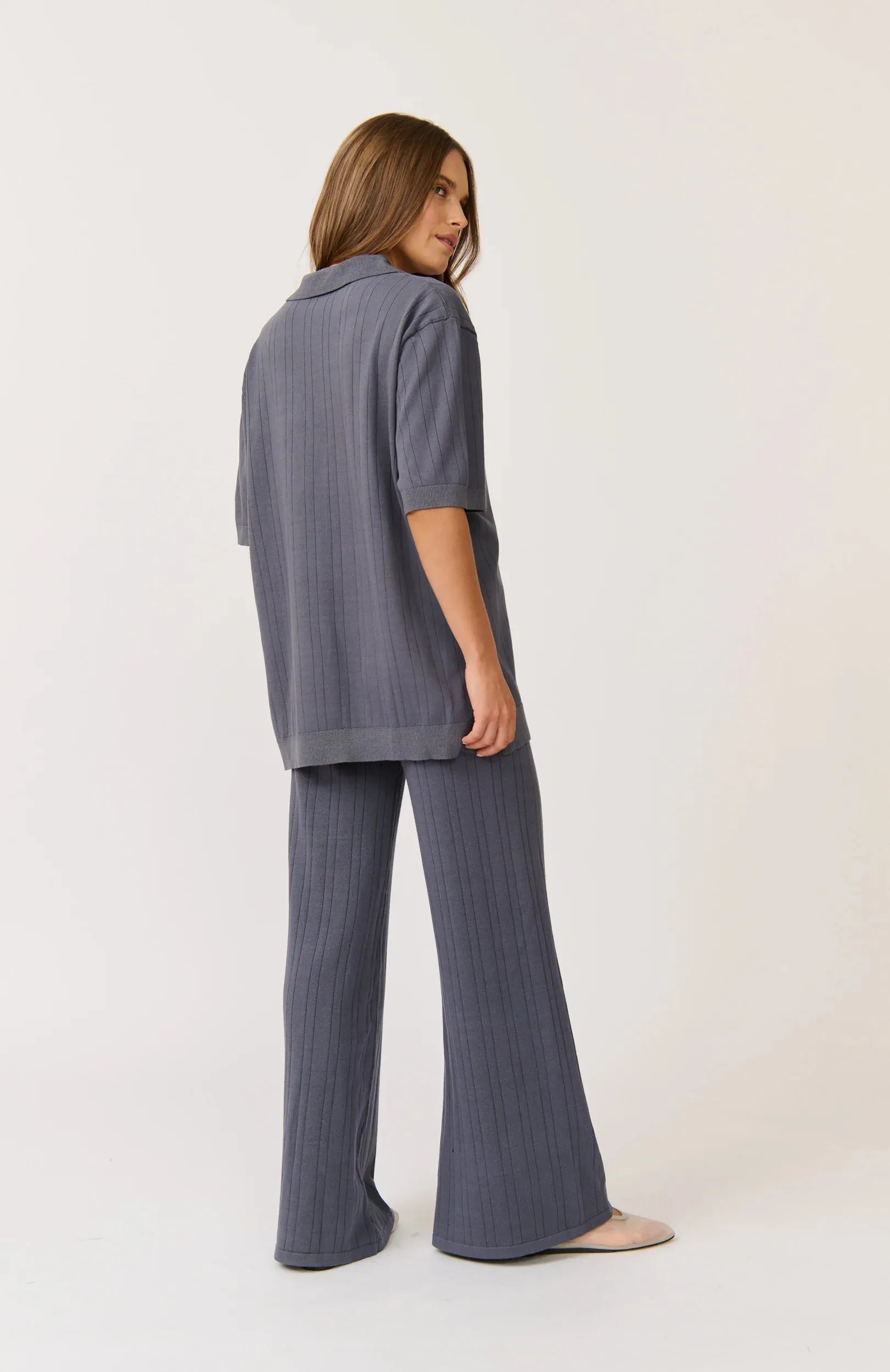 cartel & willow Molly Knit Pant - Slate