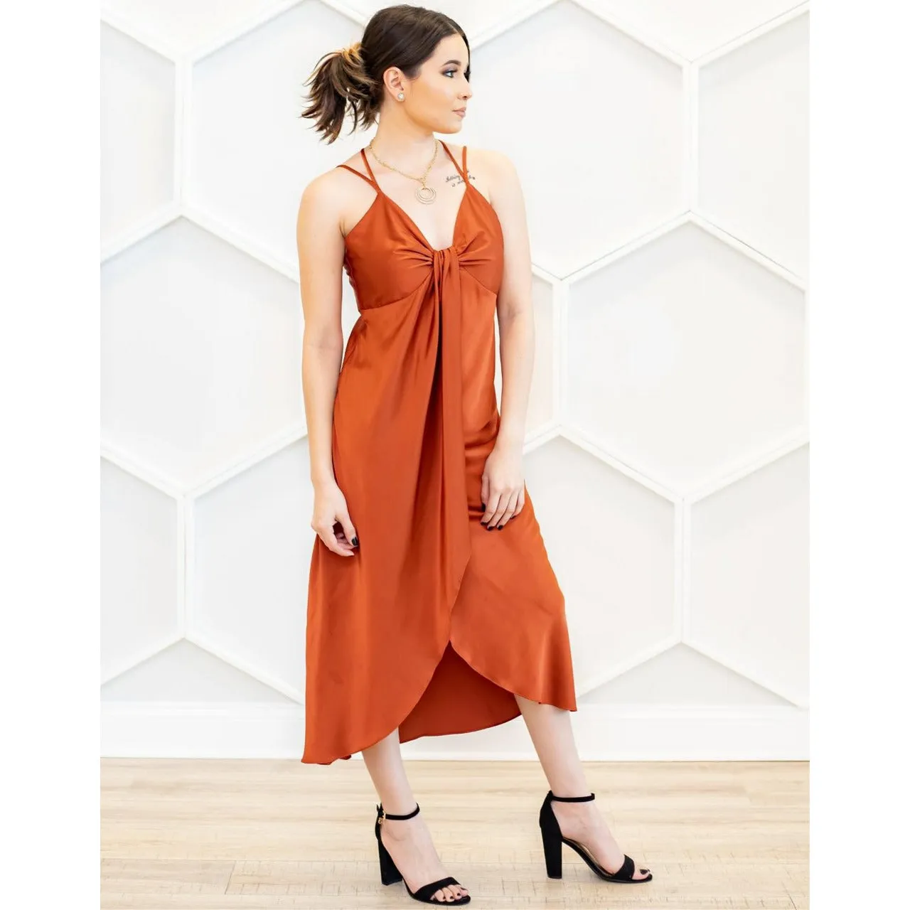 Cascade Midi Dress