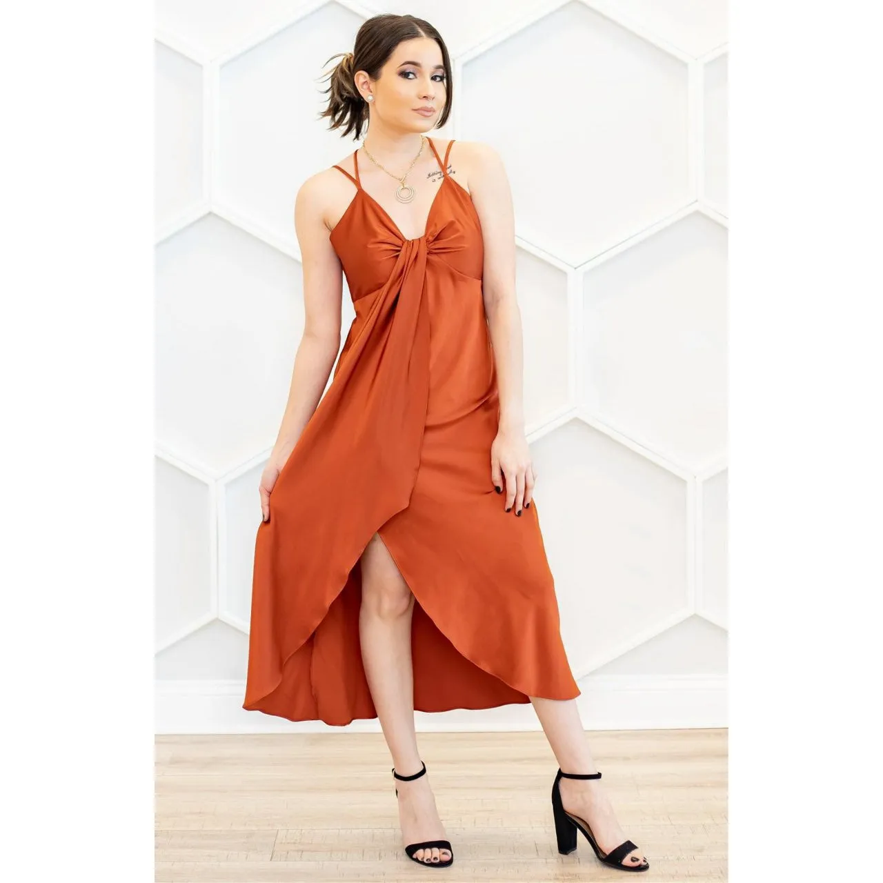 Cascade Midi Dress
