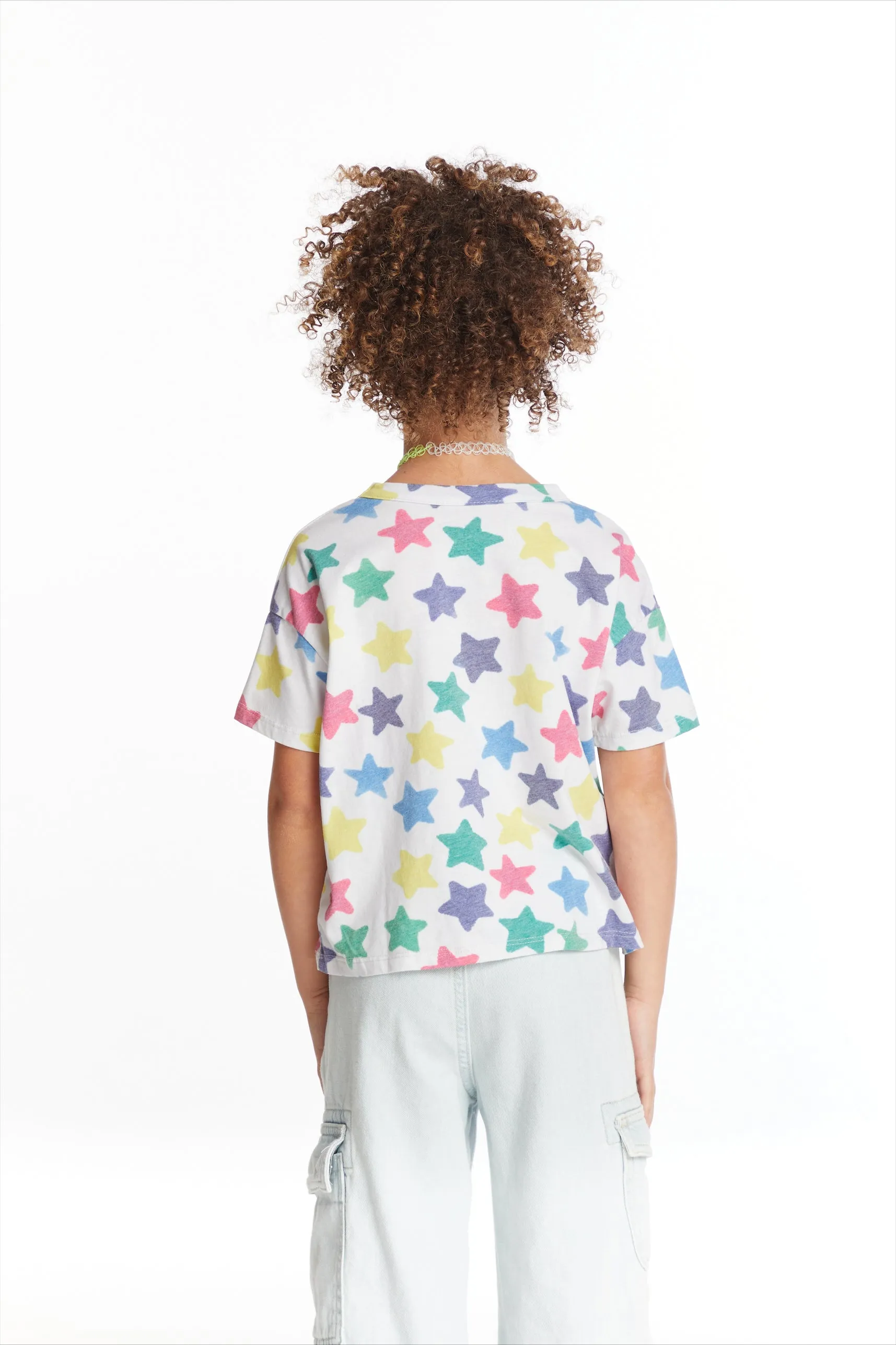 Chaser Brand Rainbow Star Tee