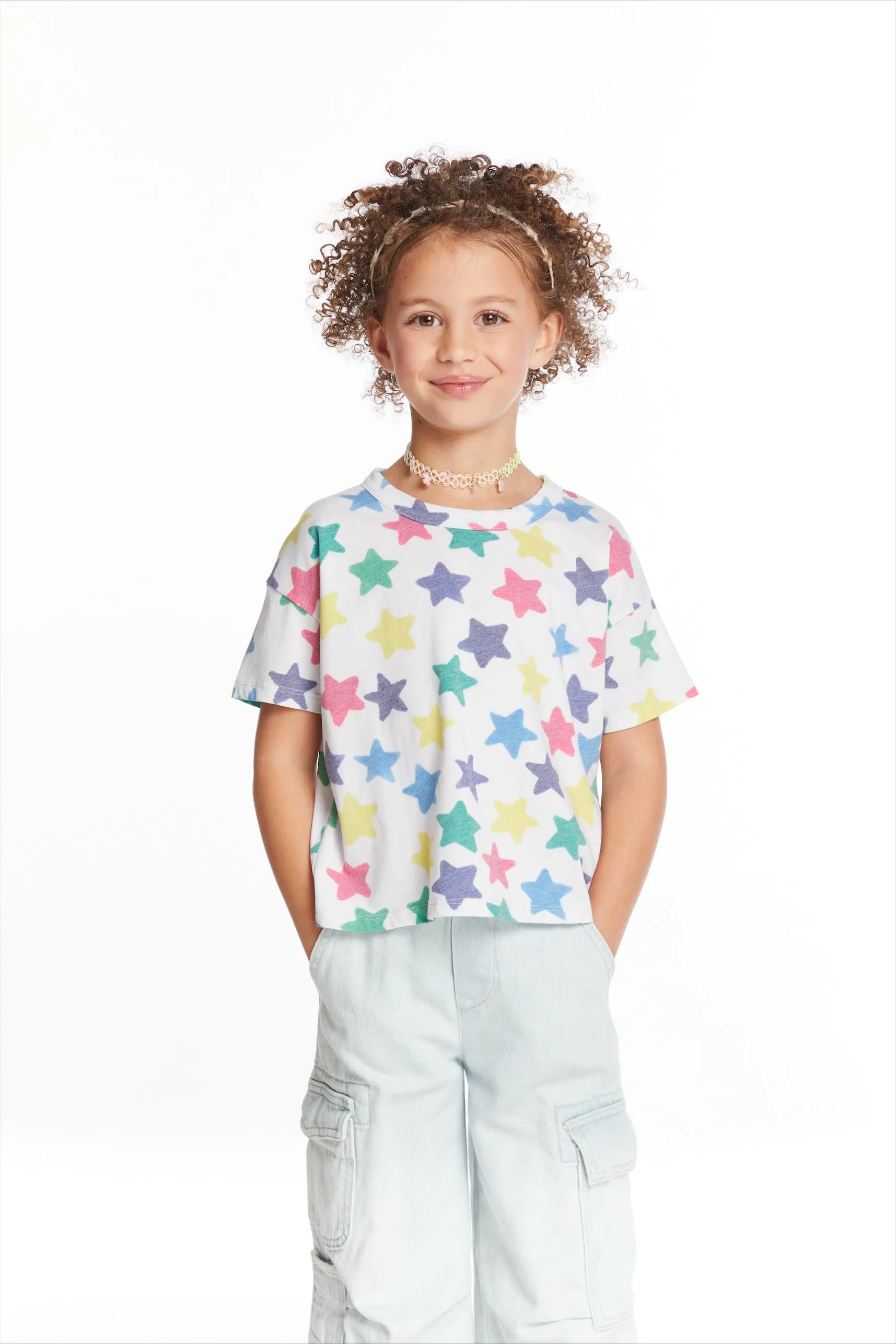 Chaser Brand Rainbow Star Tee