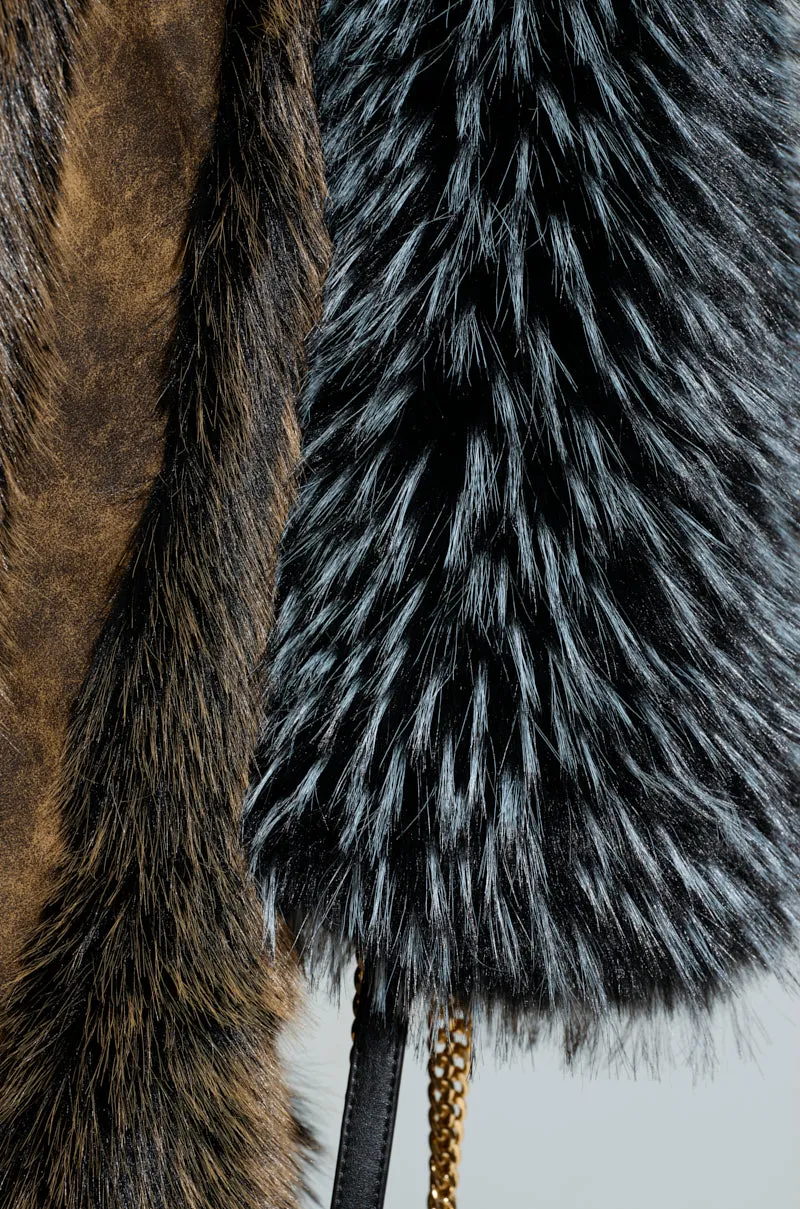 CHIARA PANELED FUR COAT