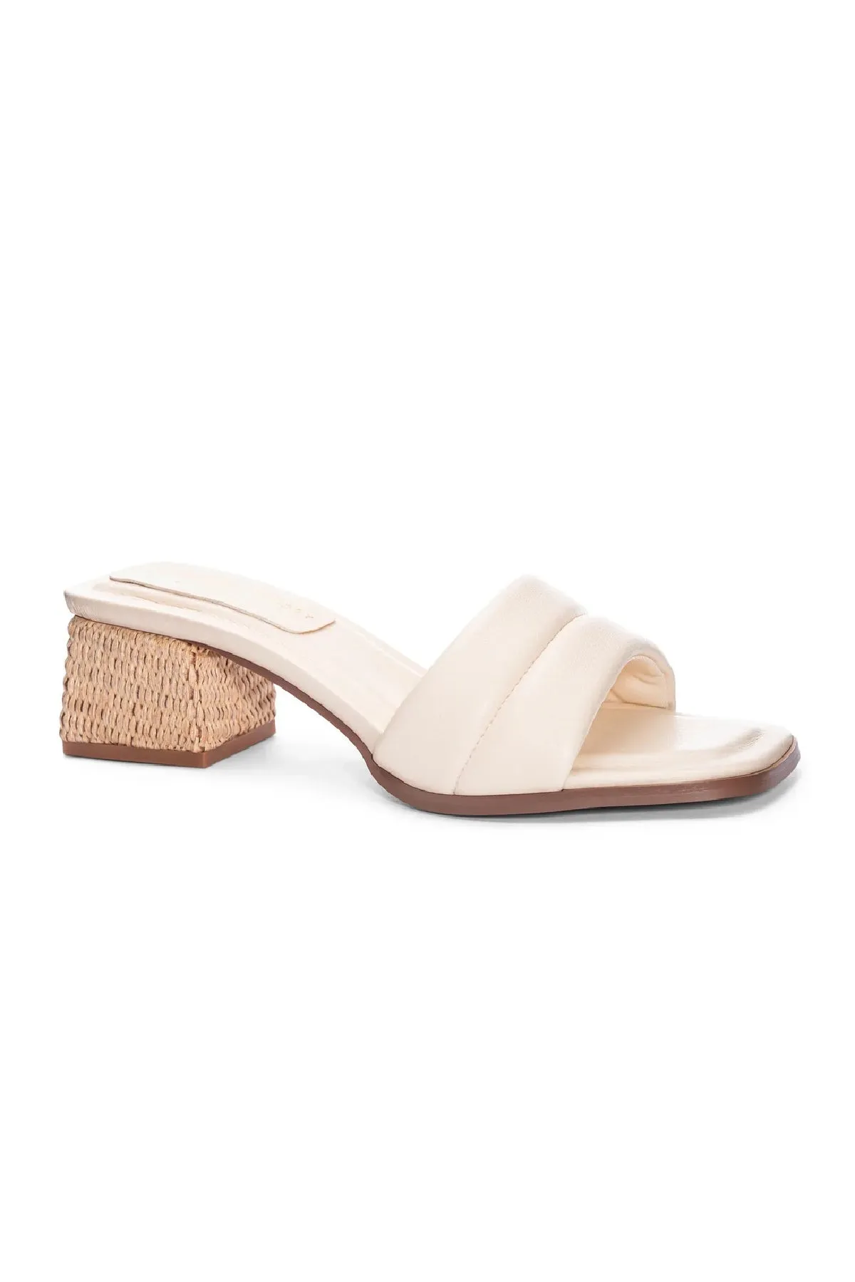 Chinese Laundry Lucianna Cream Heeled Sandals