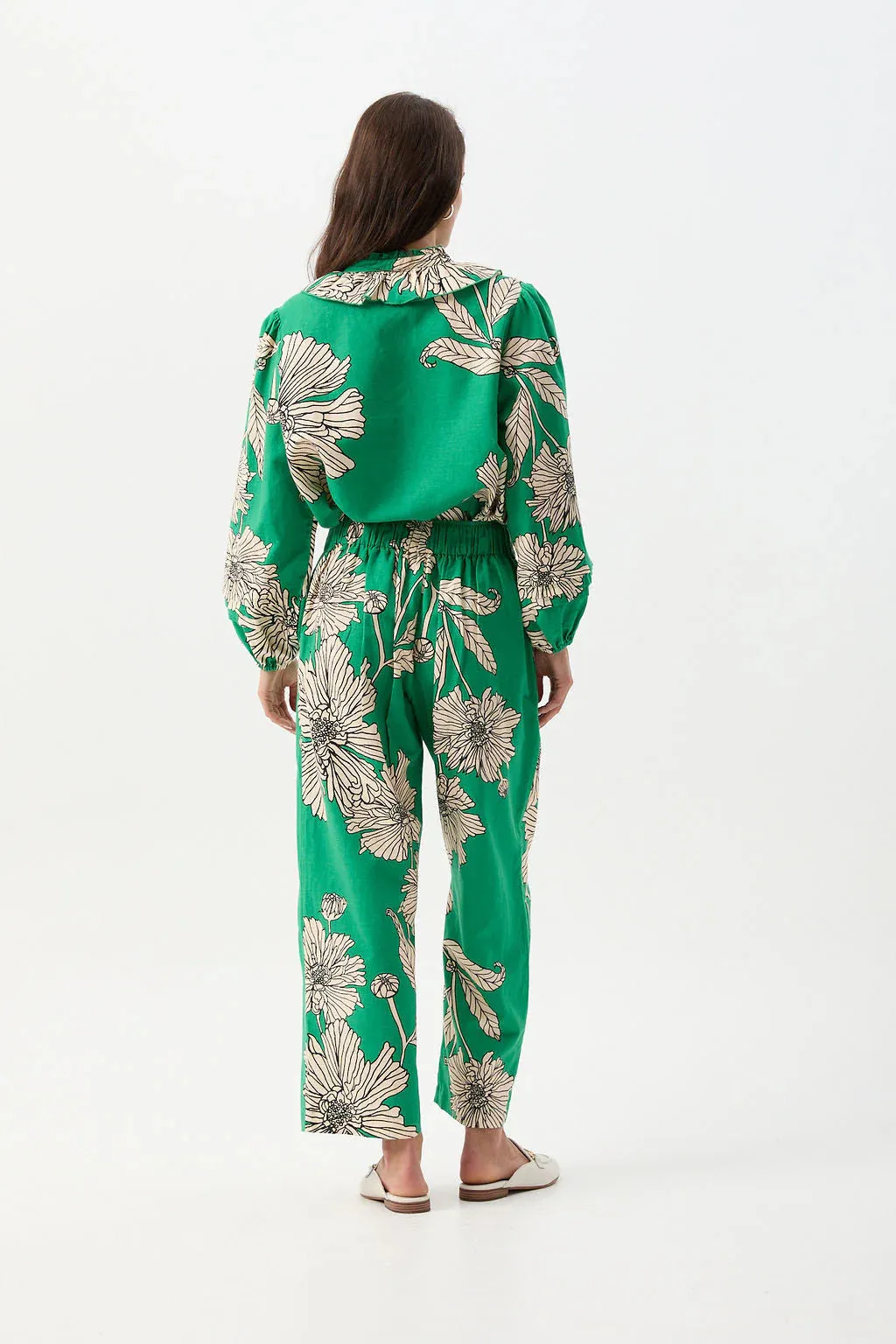 Cloth Paper Scissors - Botanic Straight Leg Cropped Pants