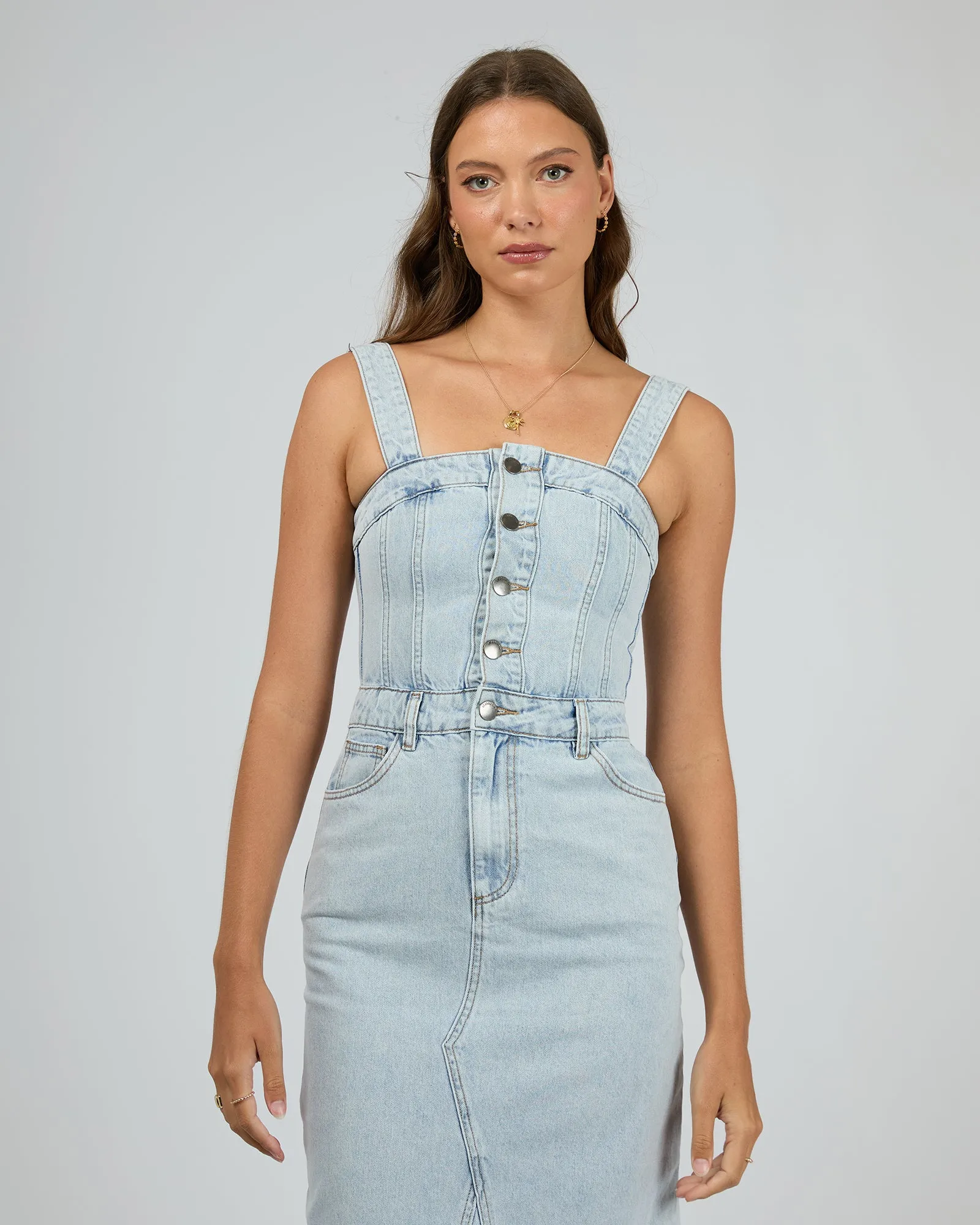 Coco Midi Dress - Bleach