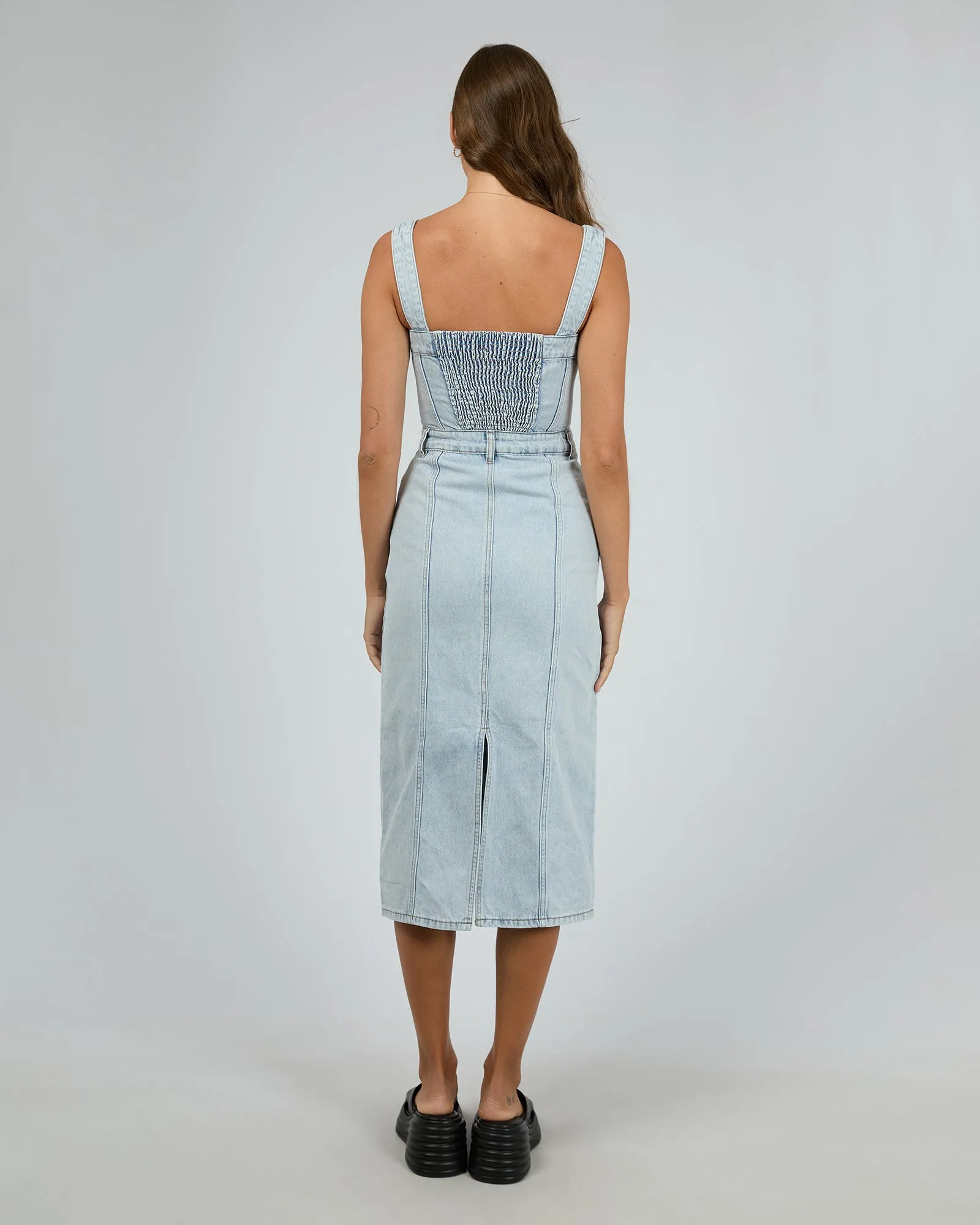 Coco Midi Dress - Bleach