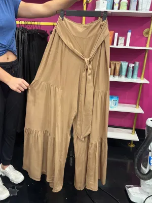 COCO TIERED WIDE LEG PANTS