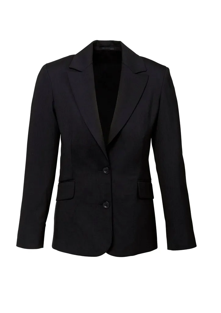 Comfort Wool Stretch Womens Longline Jacket (BZ-64012)