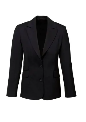Comfort Wool Stretch Womens Longline Jacket (BZ-64012)