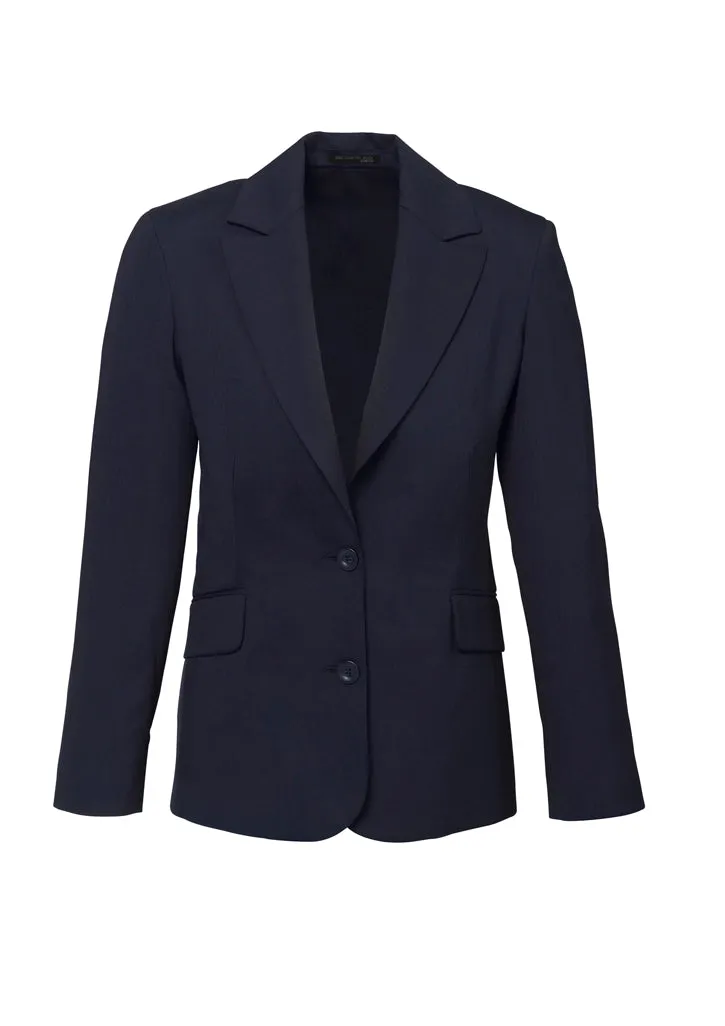 Comfort Wool Stretch Womens Longline Jacket (BZ-64012)