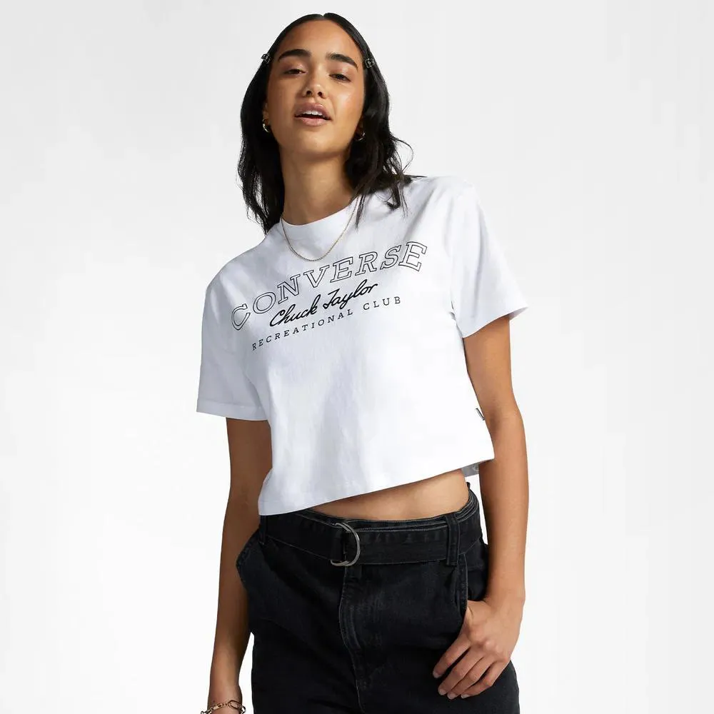 CONVERSE RETRO CHUCK CROPPED TEE