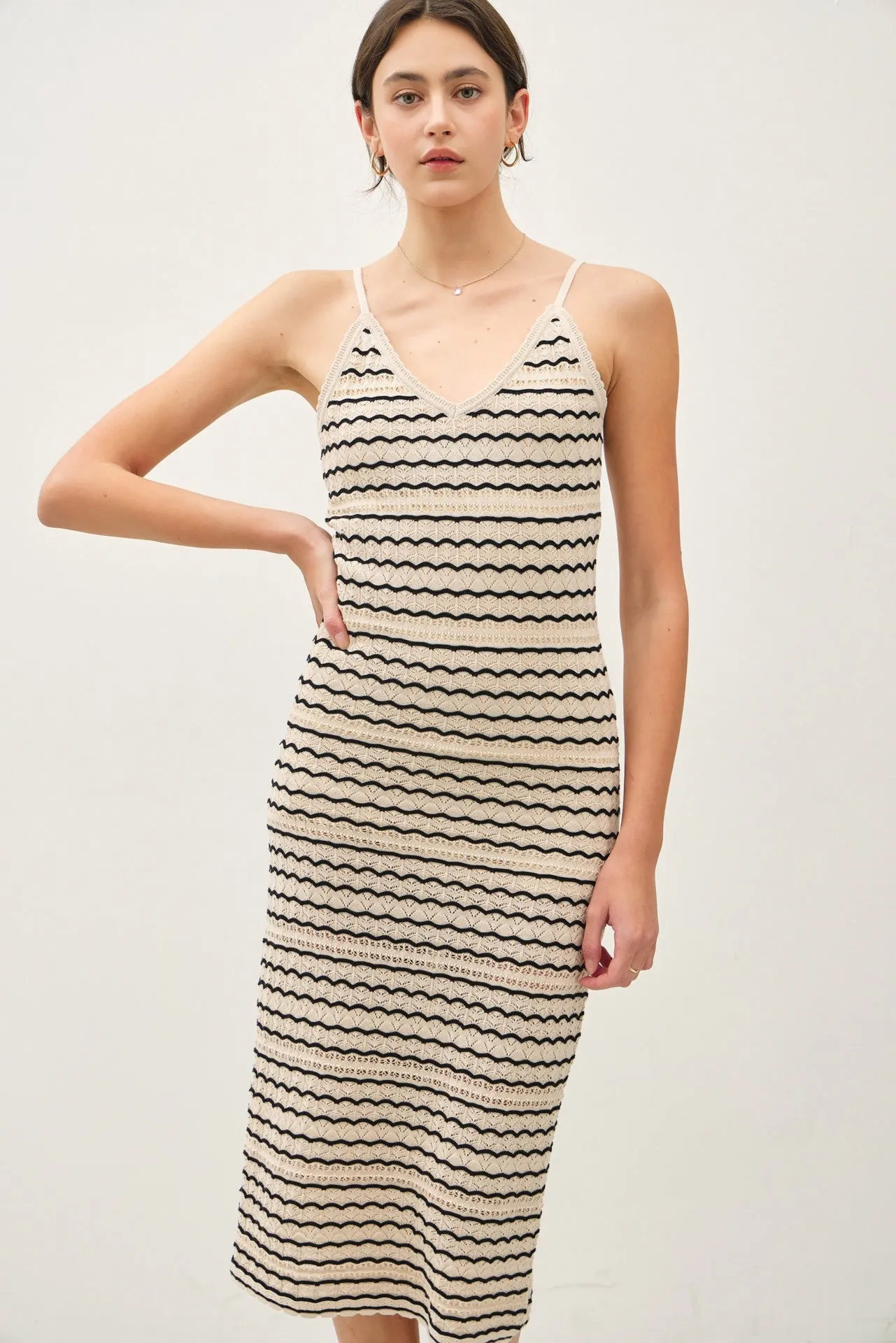 Crochet Midi Dress
