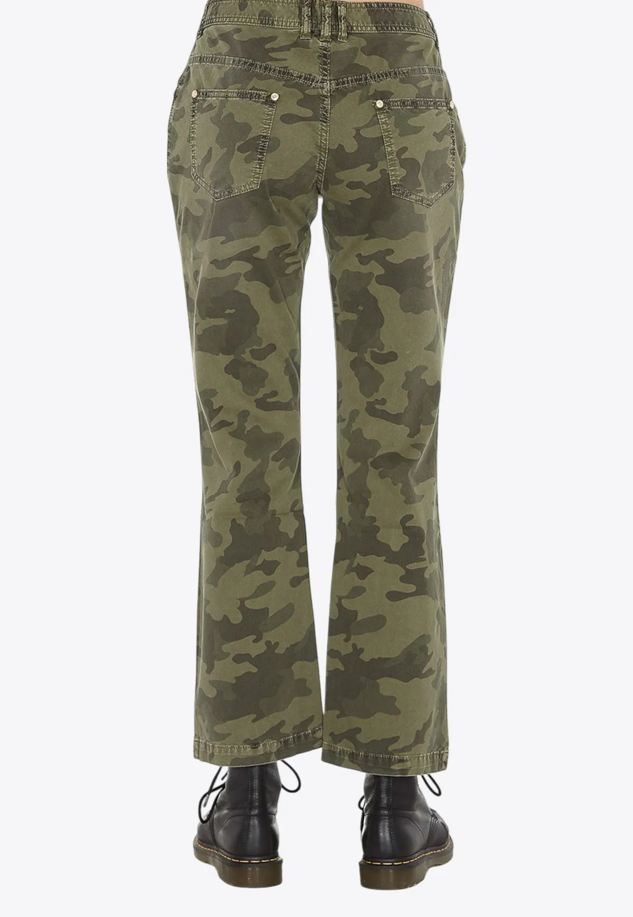 Cropped Camouflage Pants