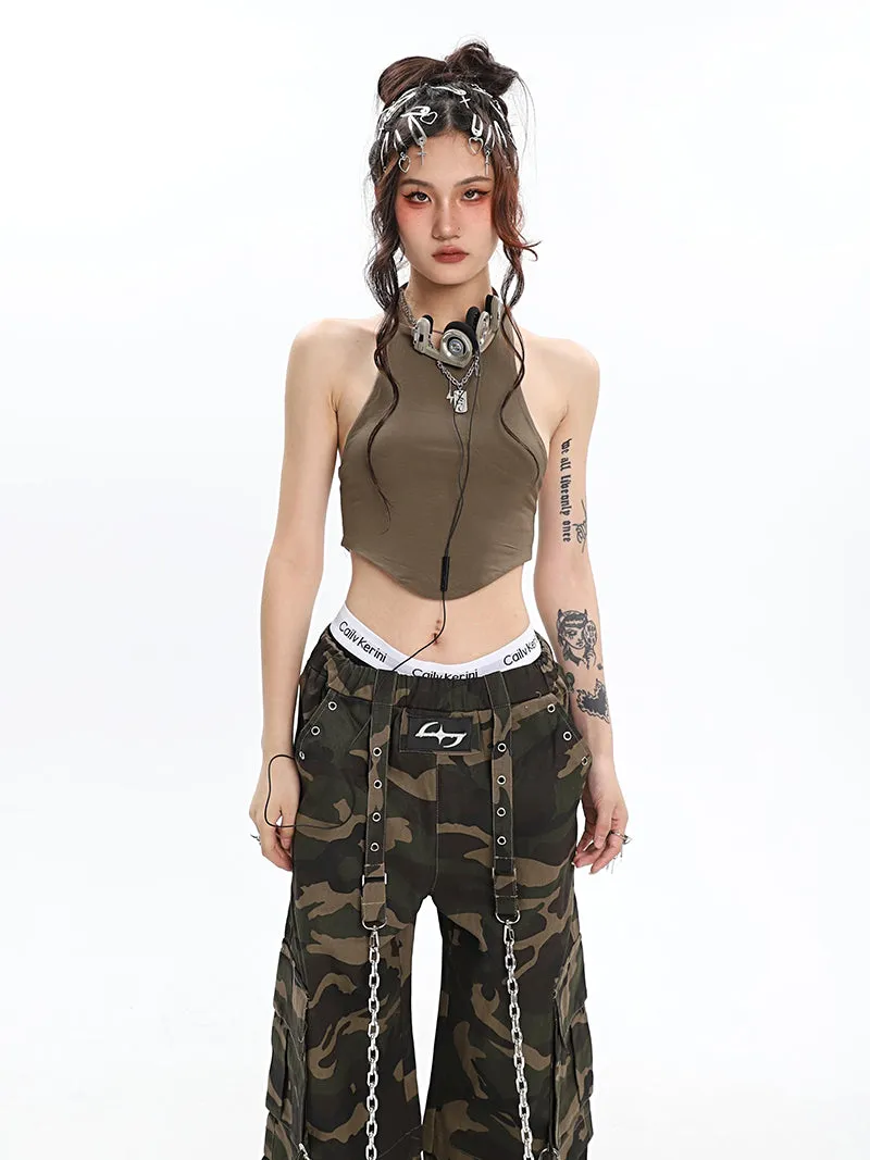 Cropped Racerback Tank