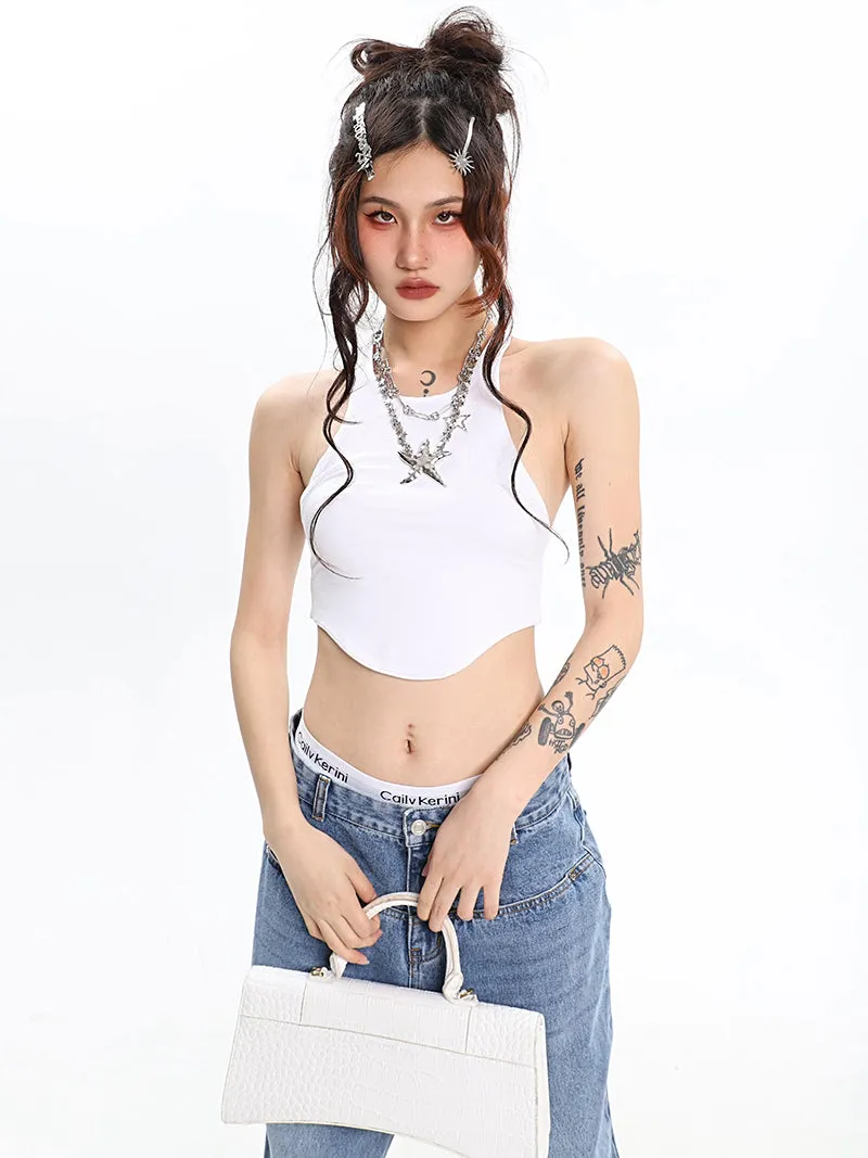 Cropped Racerback Tank