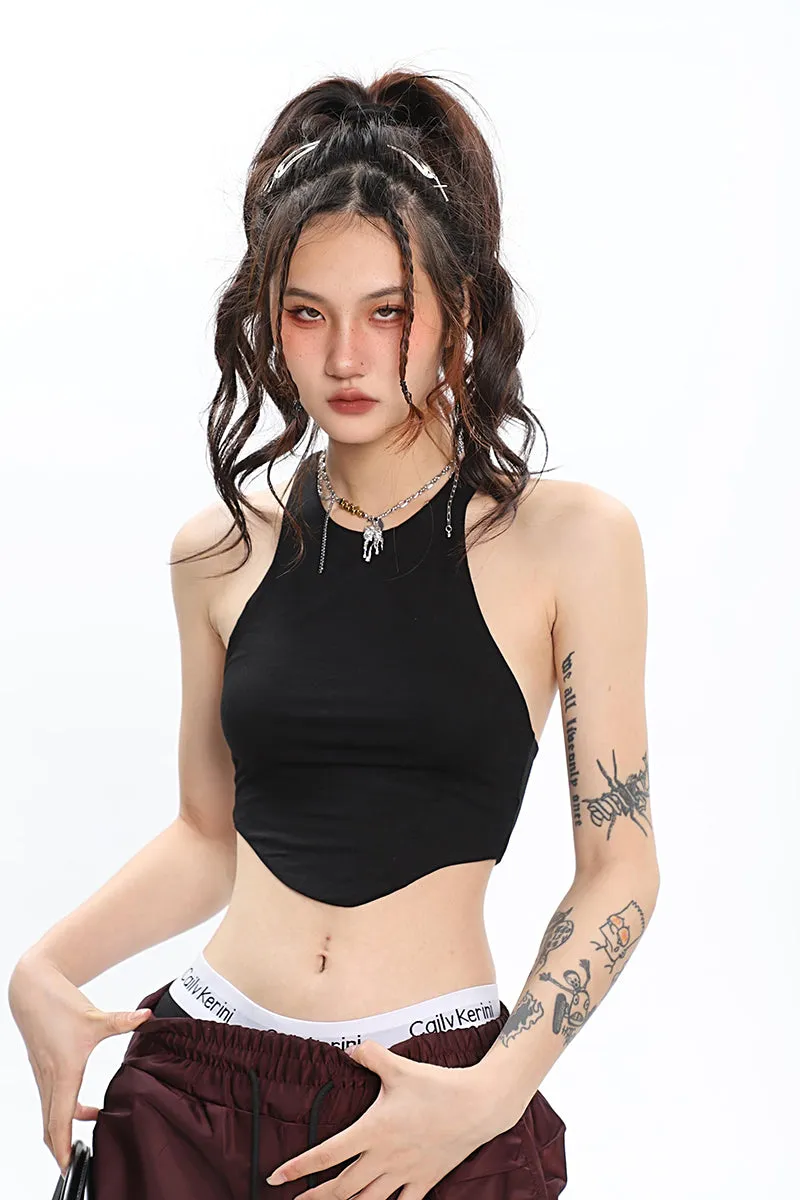 Cropped Racerback Tank