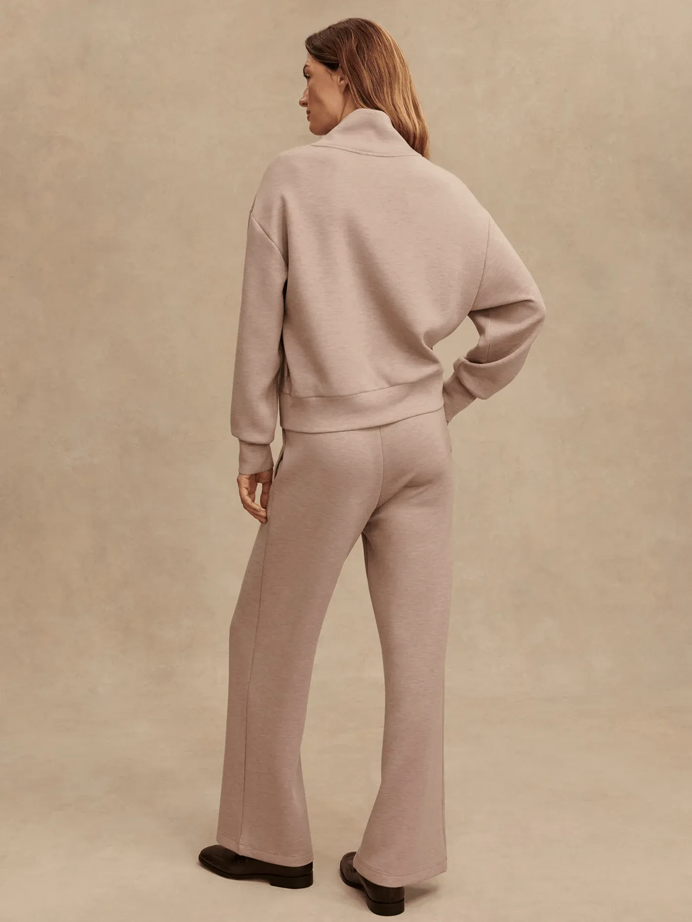 Davidson Sweat in Taupe Marl