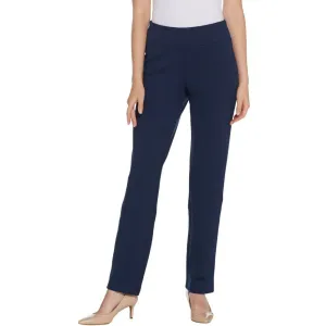 Denim & Co. Women's Ponte Smooth Waist Pull-On Pants