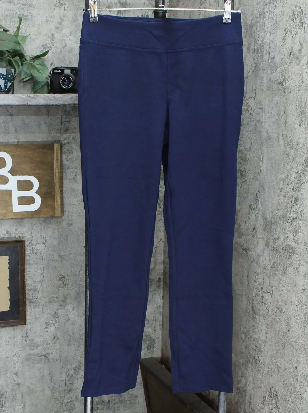 Denim & Co. Women's Ponte Smooth Waist Pull-On Pants