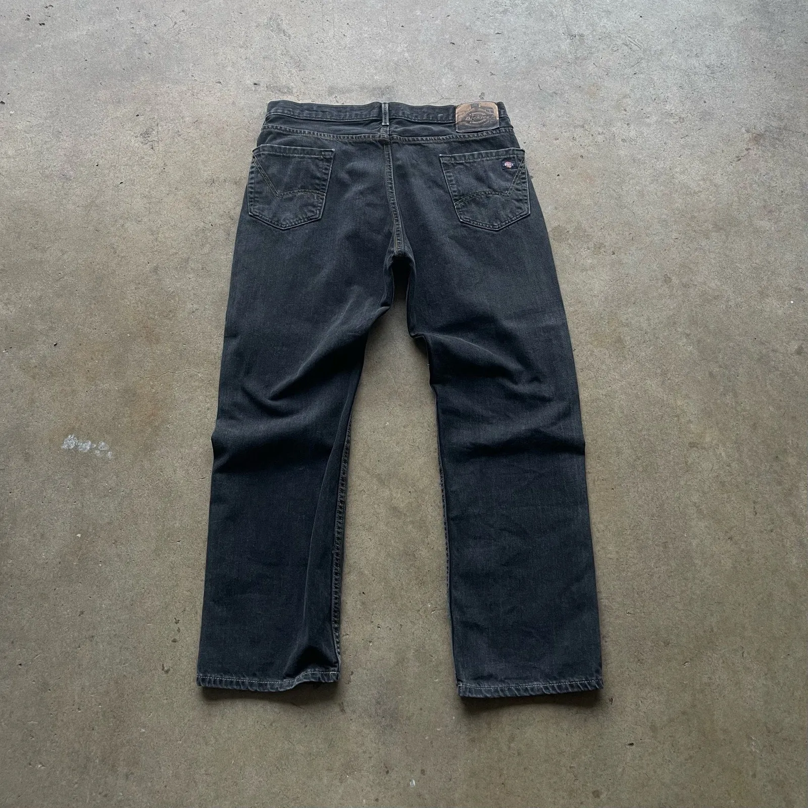 Dickies Straight Leg Black Denim Style Pants