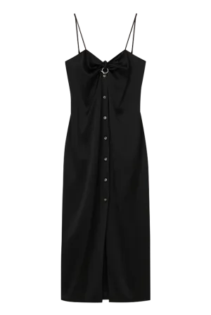 Doris Midi Sarong Style Dress With Detachable Straps
