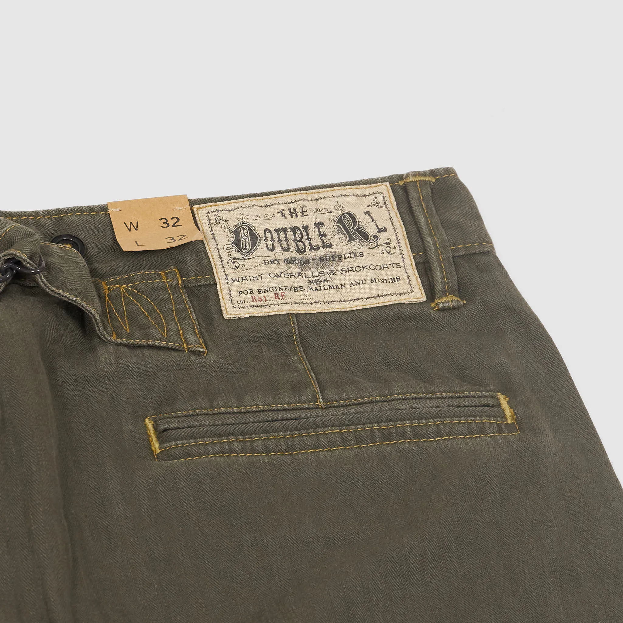 Double RL Flat Front Pocket Work Pants