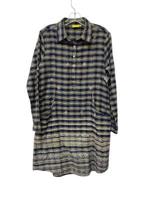 Dress Casual Midi By Clothes Mentor In Plaid Pattern, Size: M