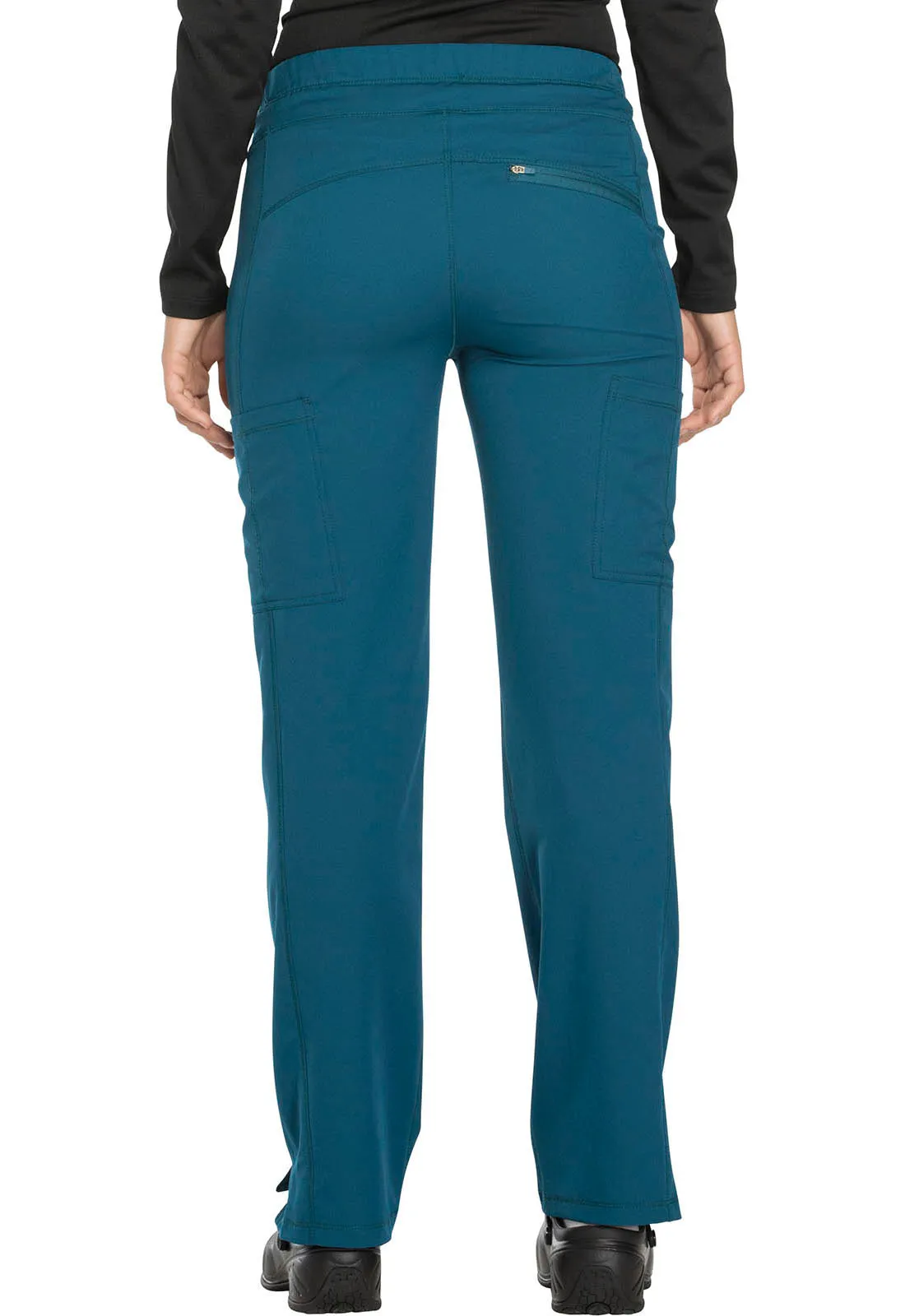 Dynamix DK130 Mid Rise Straight Leg Drawstring Pants Caribbean Blue