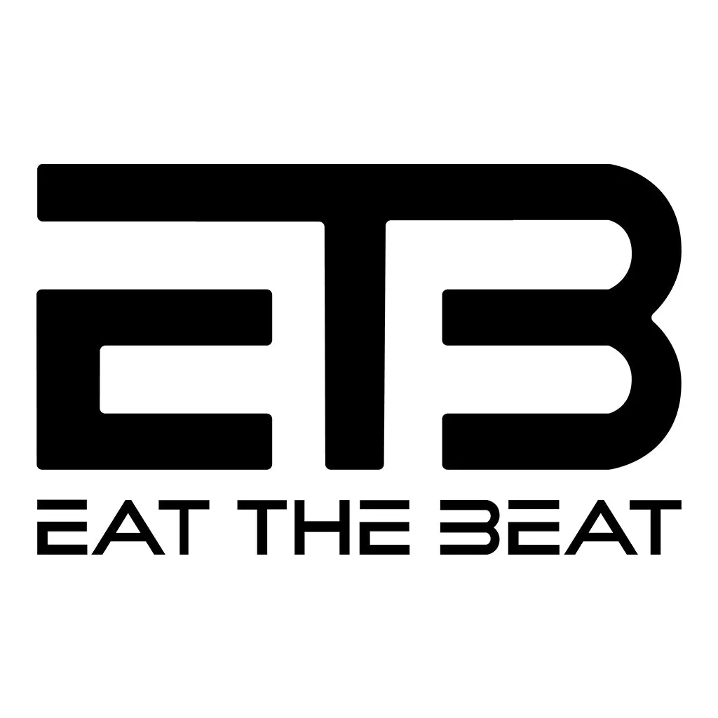 Eat The Beat Black Logo Girlie Cropped T-Shirt