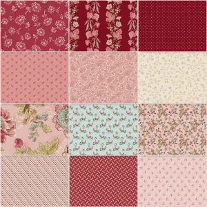 Edyta Sitar - Super Blooms - Fat Quarter Pack - Tuberose (12)