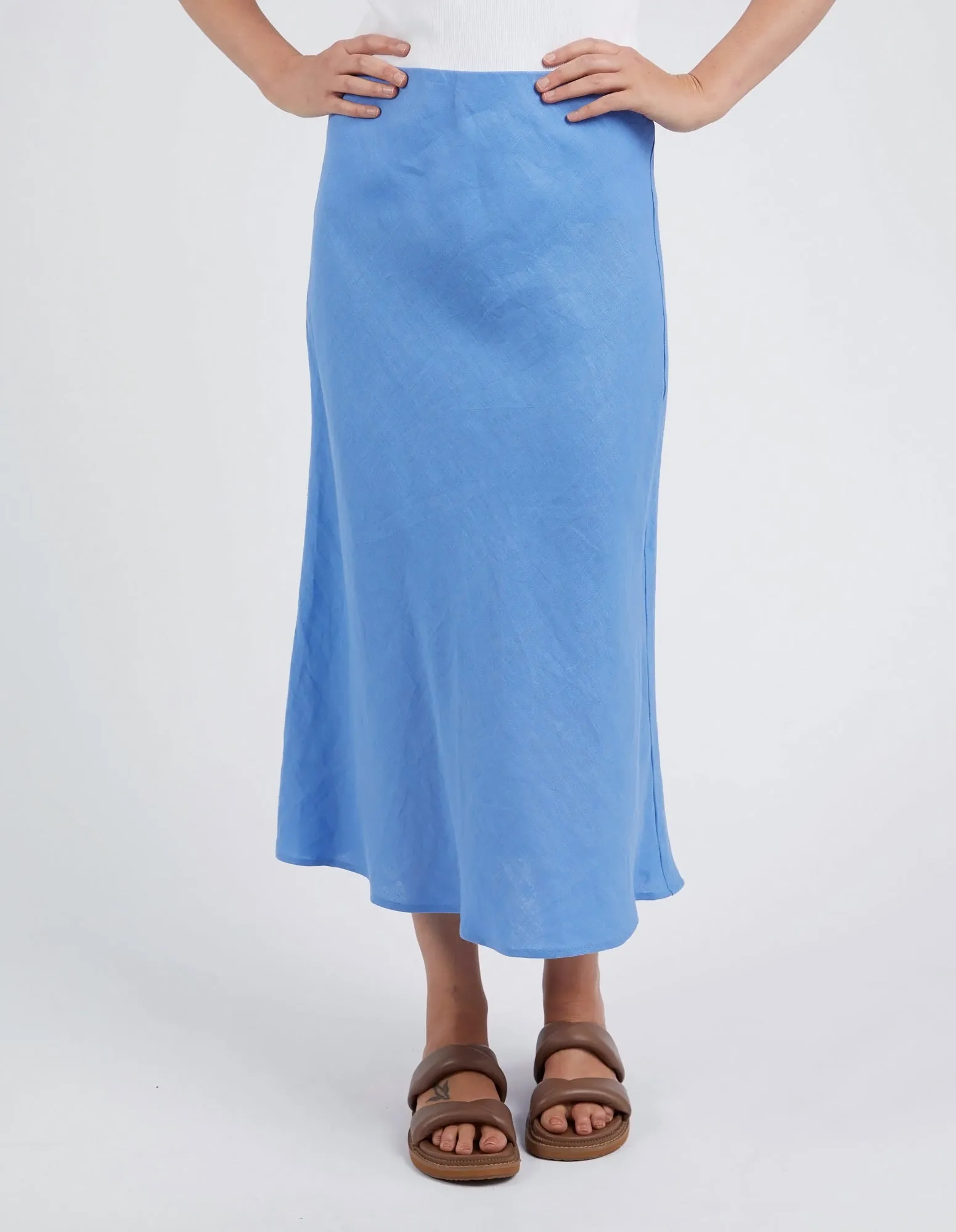 Eleni Skirt - Cerulean Blue