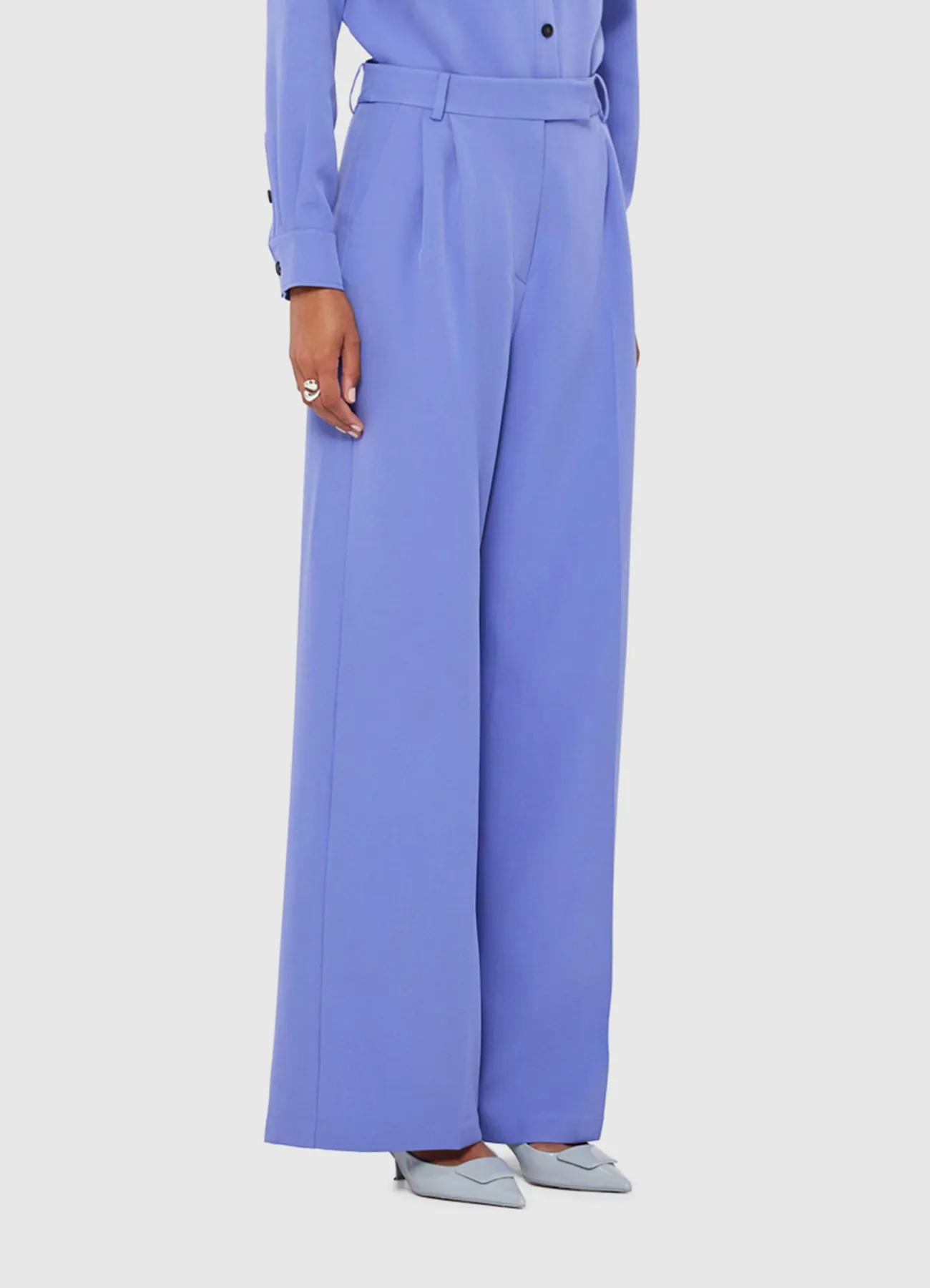 Elisha Wide Leg Pants - Moonlight
