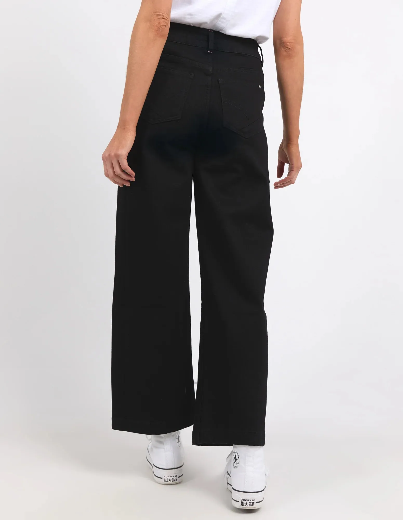 ELM Izzy Wide Leg Jean | Black
