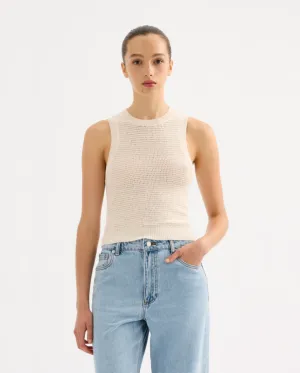 Ember Knit Tank Cream