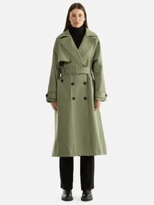 ENA PELLY Carrie Trench Coat - Forest