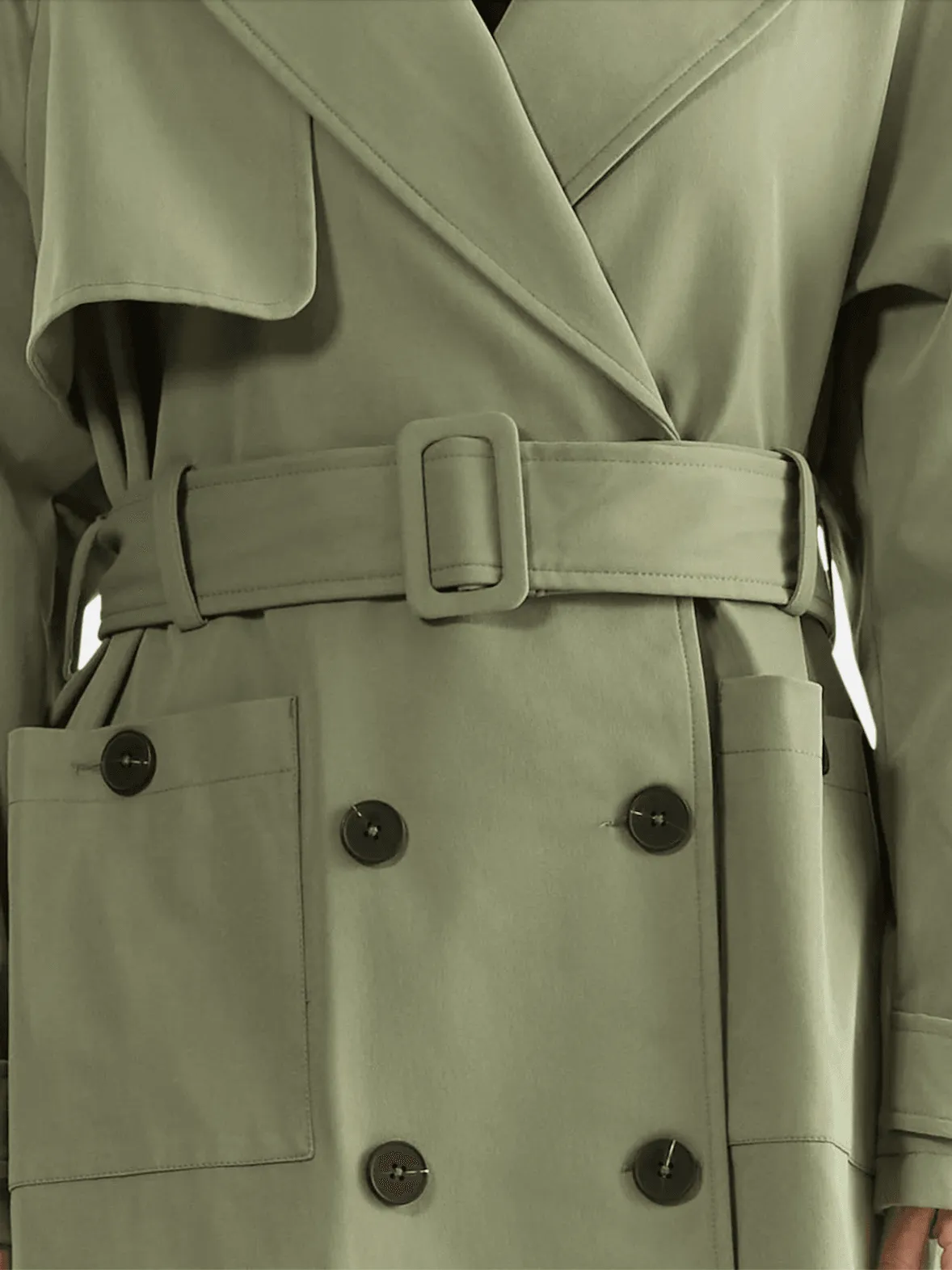 ENA PELLY Carrie Trench Coat - Forest