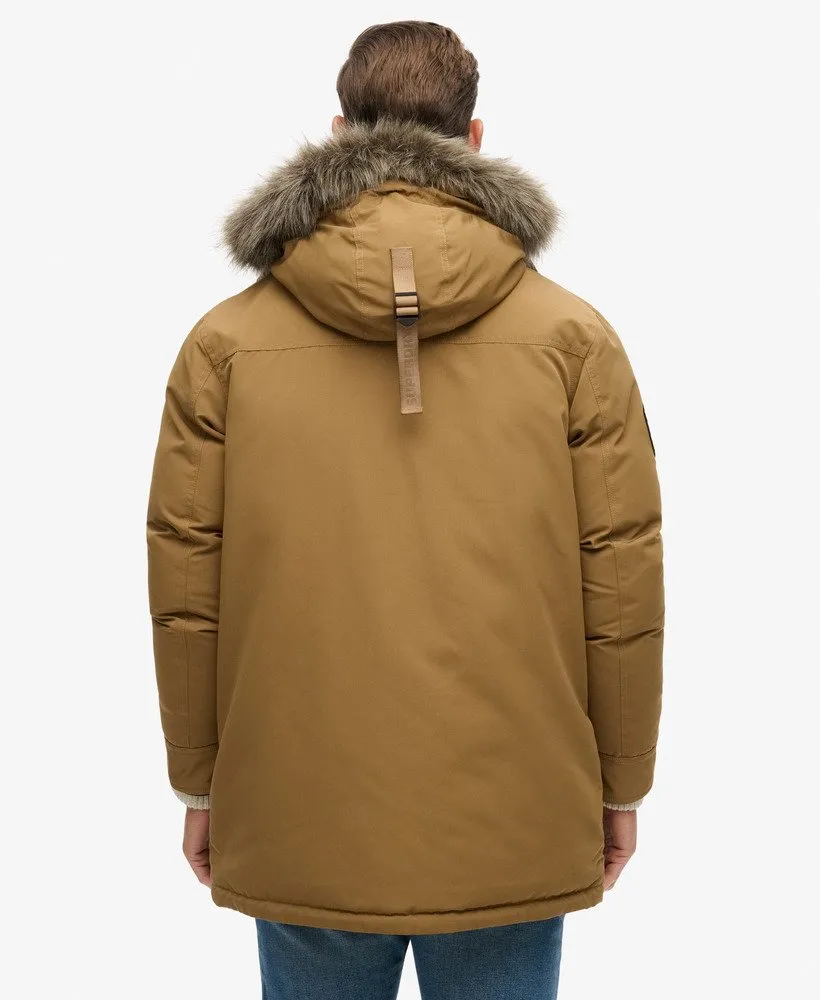 Everest Faux Fur Parka Jacket | Kangaroo Brown
