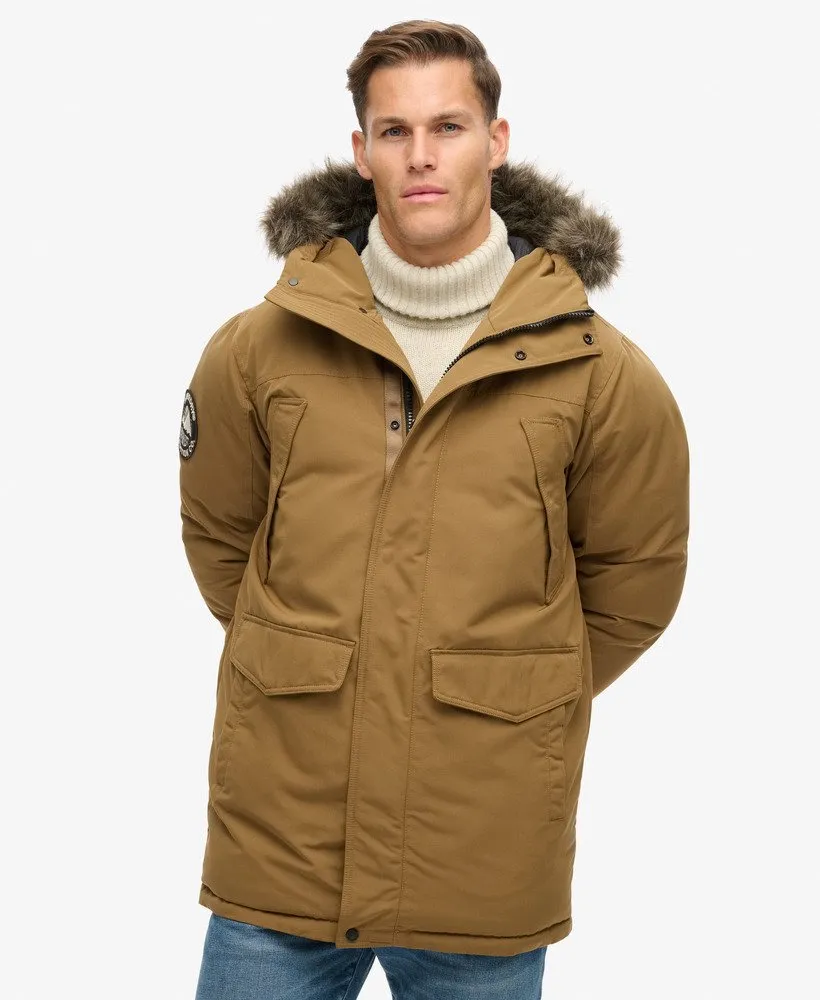 Everest Faux Fur Parka Jacket | Kangaroo Brown