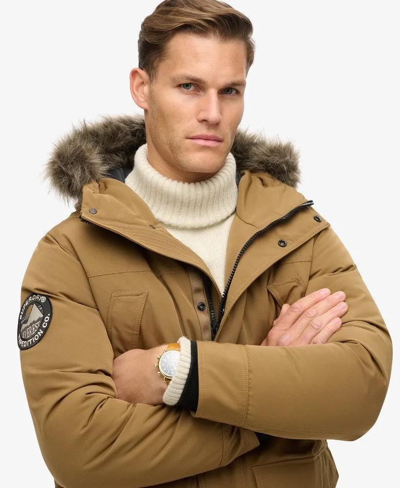 Everest Faux Fur Parka Jacket | Kangaroo Brown